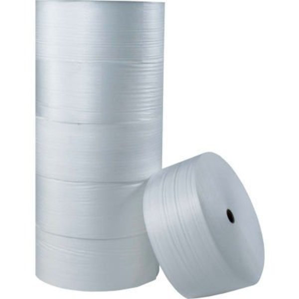 Box Packaging Air Foam Rolls, 18"W x 550'L x 1/8" Thick, White, 4/Pack FW18S18